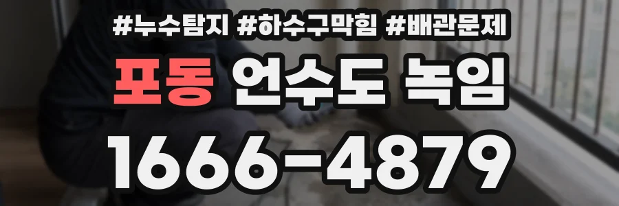 포동 언수도 녹임