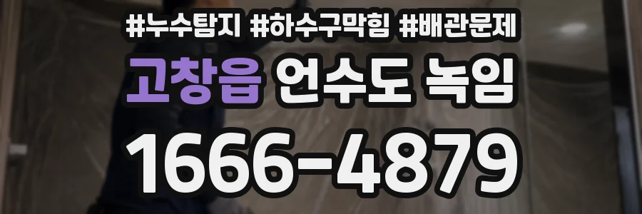 고창읍 언수도 녹임