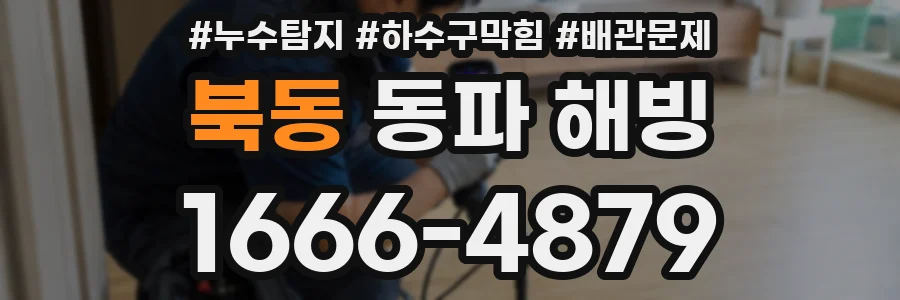 북동 동파 해빙