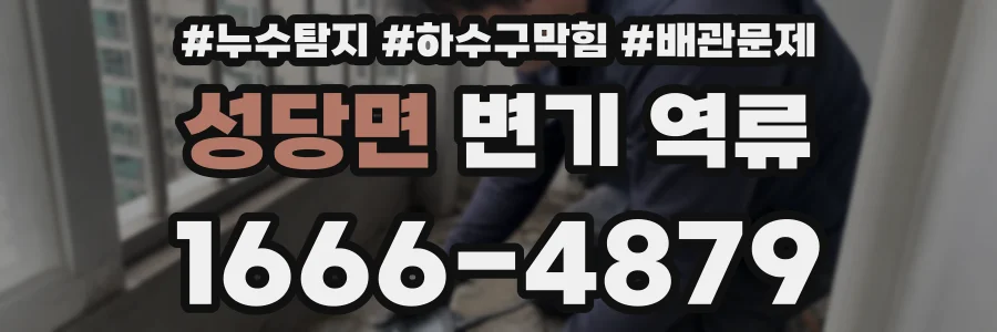 성당면 변기 역류