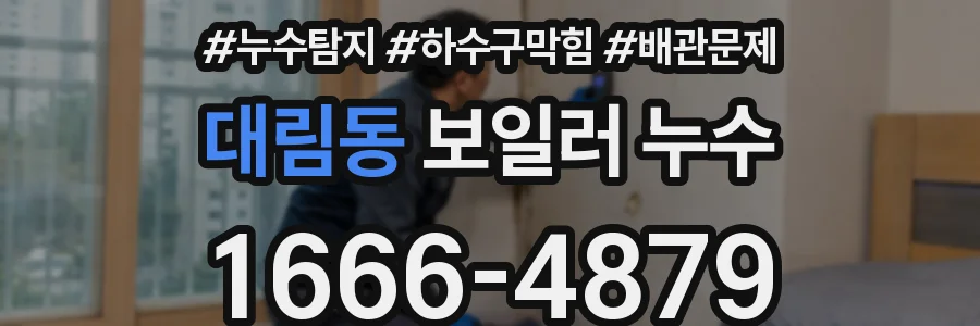 대림동 보일러 누수