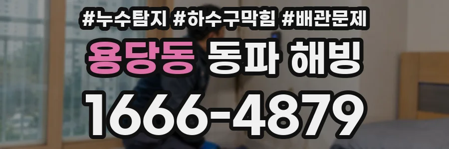 용당동 동파 해빙