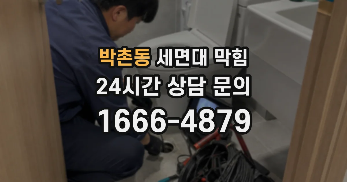 박촌동 세면대 막힘