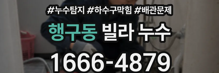 행구동 빌라 누수