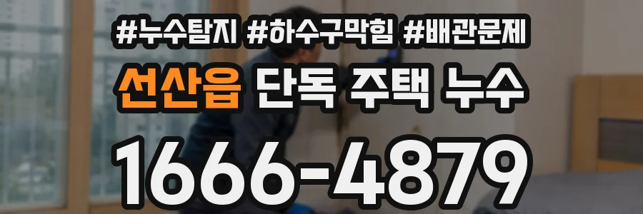 선산읍 단독 주택 누수