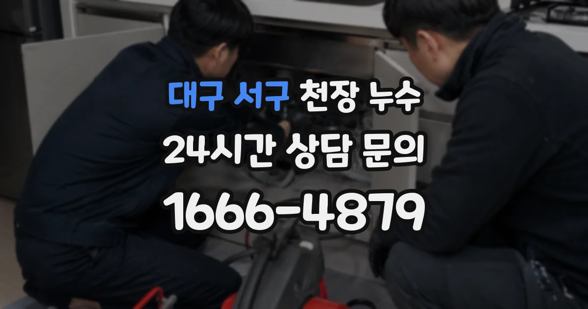 대구 서구 천장 누수