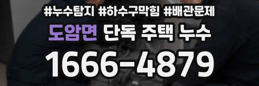 도암면 단독 주택 누수