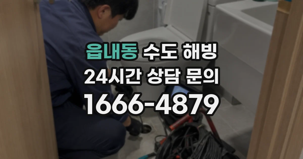 읍내동 수도 해빙