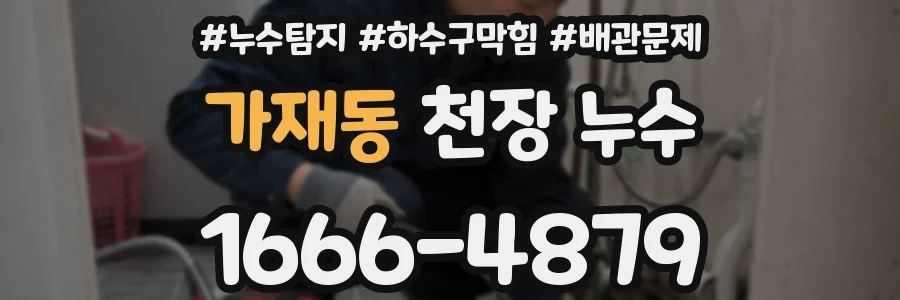 가재동 천장 누수