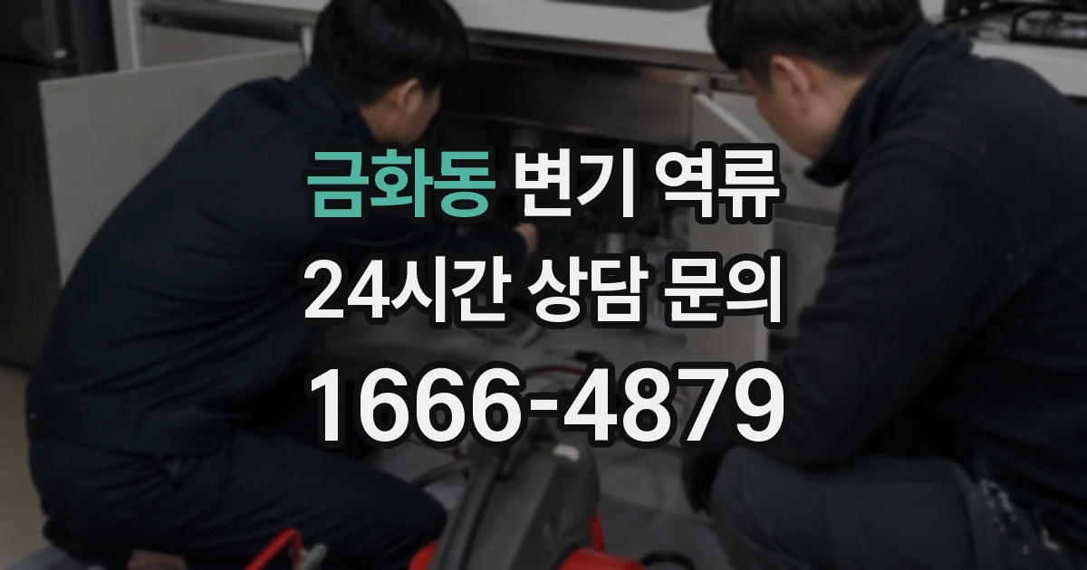 금화동 변기 역류