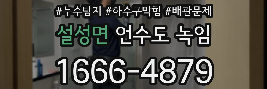 설성면 언수도 녹임