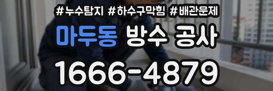 마두동 방수 공사