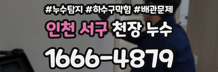 인천 서구 천장 누수