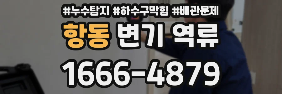 항동 변기 역류
