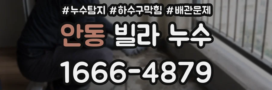 안동 빌라 누수