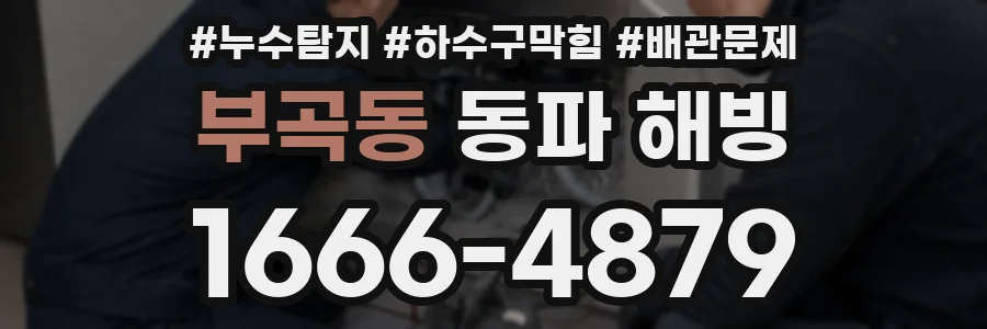 부곡동 동파 해빙