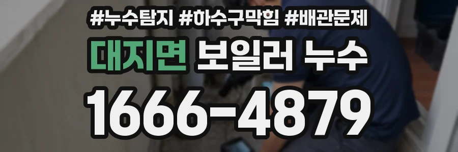 대지면 보일러 누수