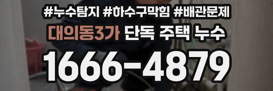 대의동3가 단독 주택 누수