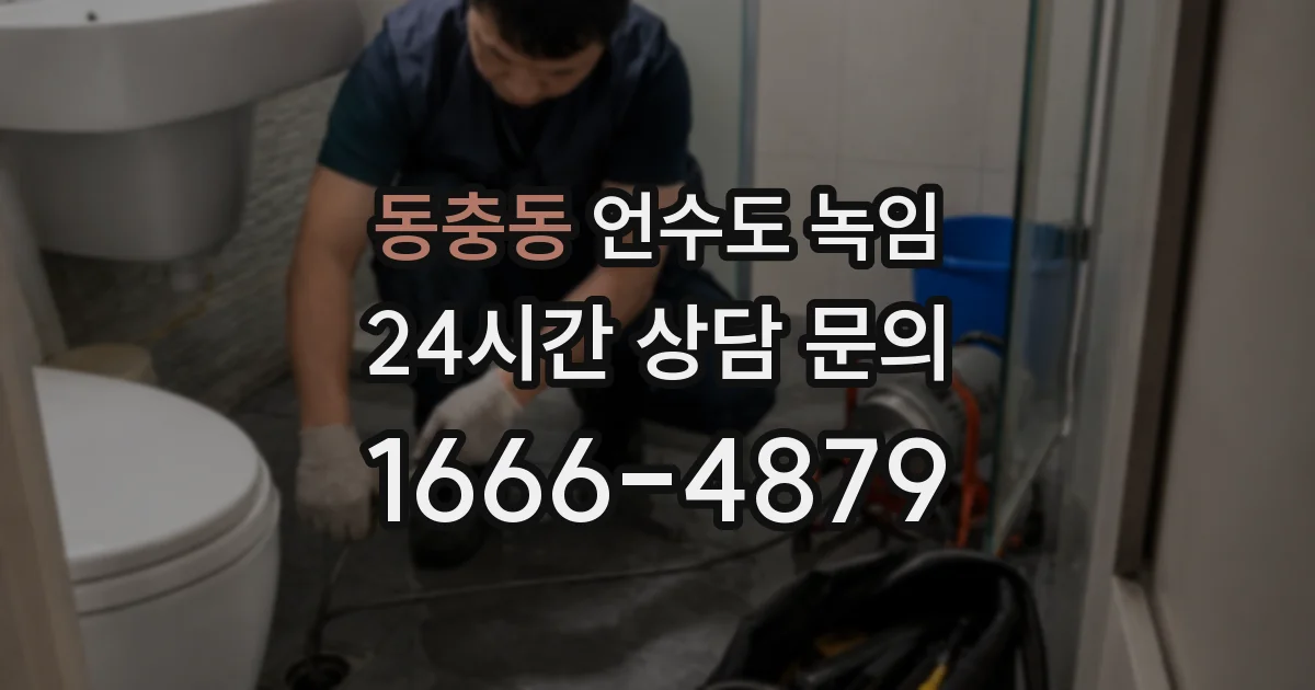 동충동 언수도 녹임