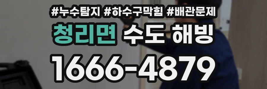 청리면 수도 해빙