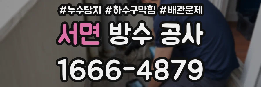 서면 방수 공사