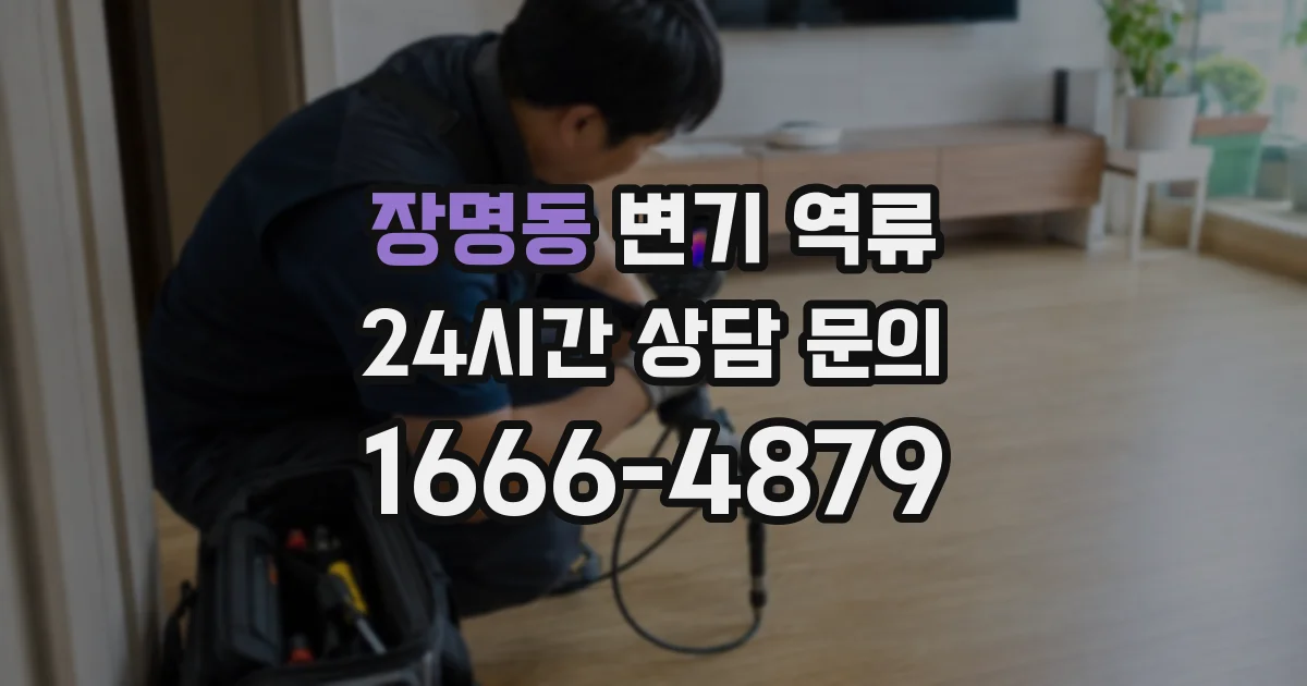 장명동 변기 역류
