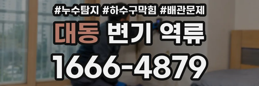 대동 변기 역류