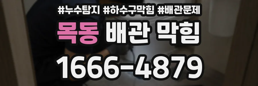 목동 배관 막힘