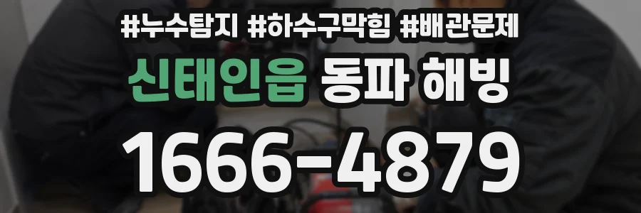 신태인읍 동파 해빙