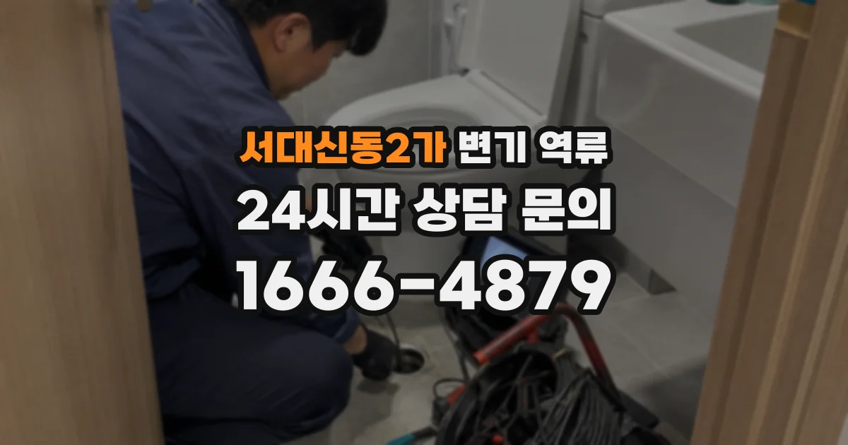 서대신동2가 변기 역류