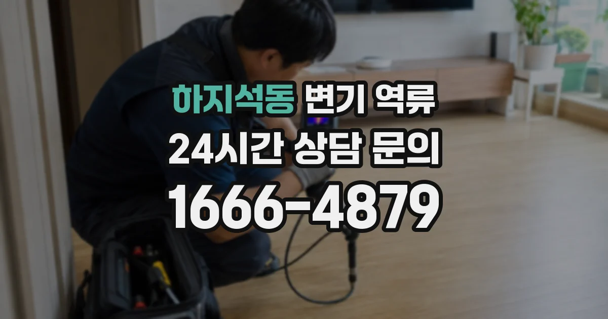 하지석동 변기 역류