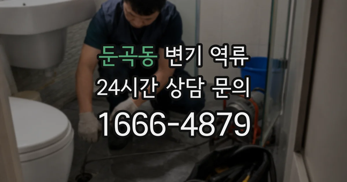 둔곡동 변기 역류