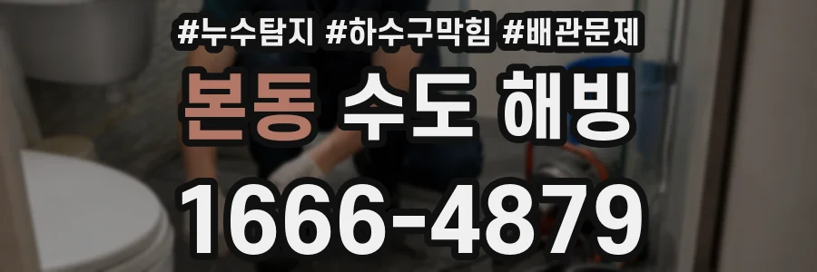 본동 수도 해빙
