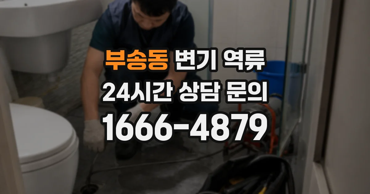 부송동 변기 역류