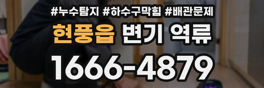 현풍읍 변기 역류