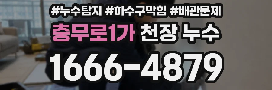 충무로1가 천장 누수