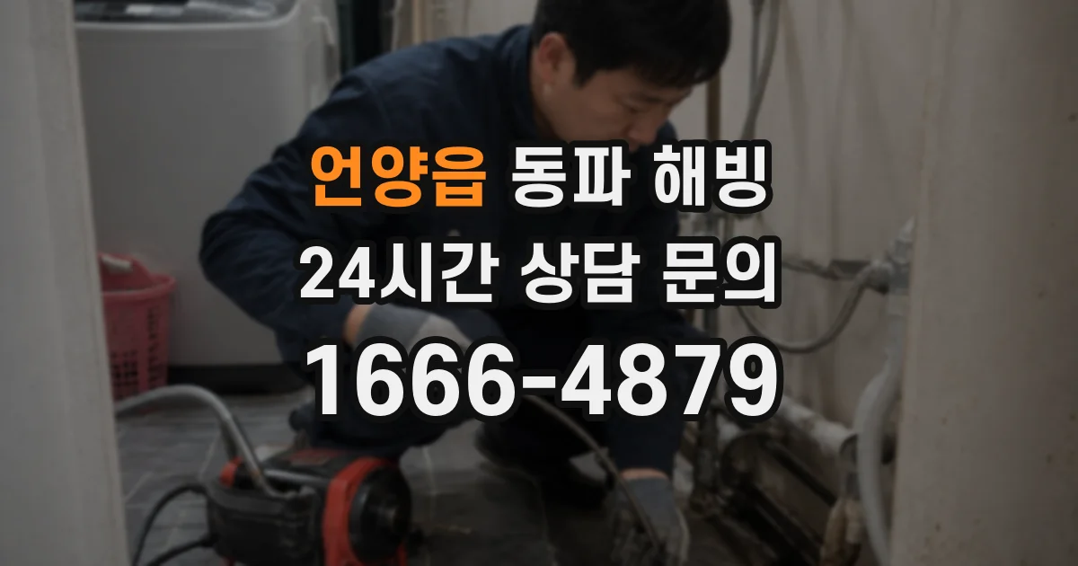 언양읍 동파 해빙