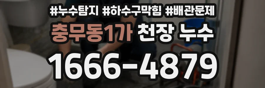 충무동1가 천장 누수