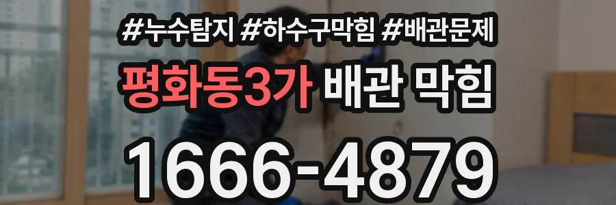 평화동3가 배관 막힘