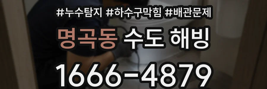 명곡동 수도 해빙