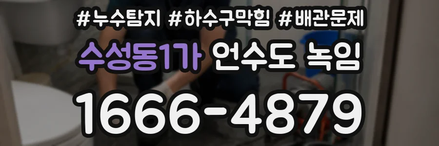 수성동1가 언수도 녹임