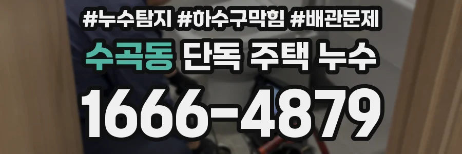 수곡동 단독 주택 누수
