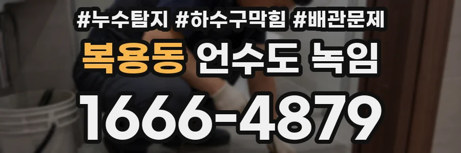 복용동 언수도 녹임