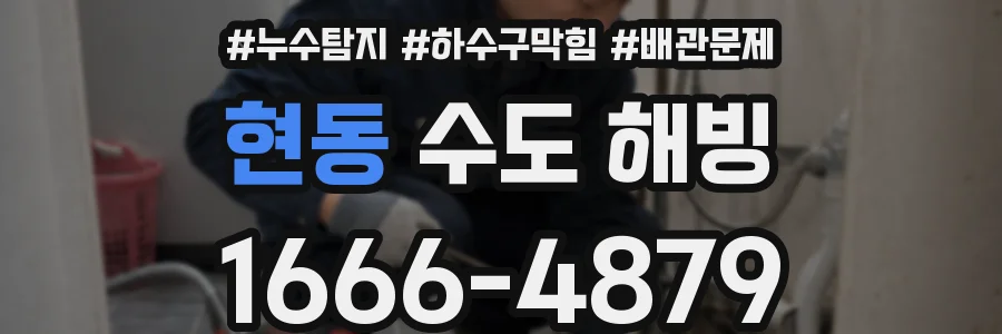 현동 수도 해빙
