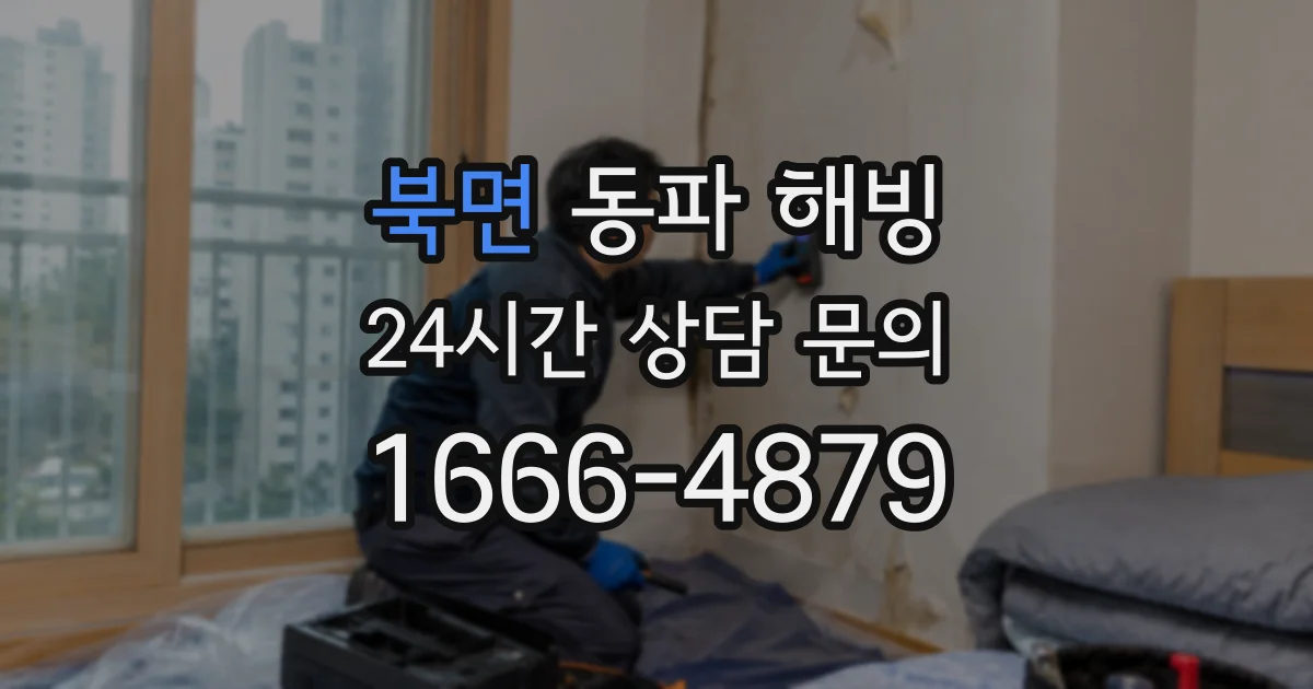북면 동파 해빙
