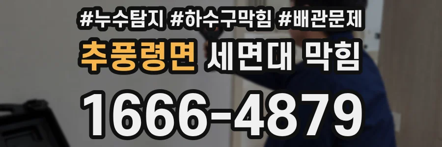추풍령면 세면대 막힘