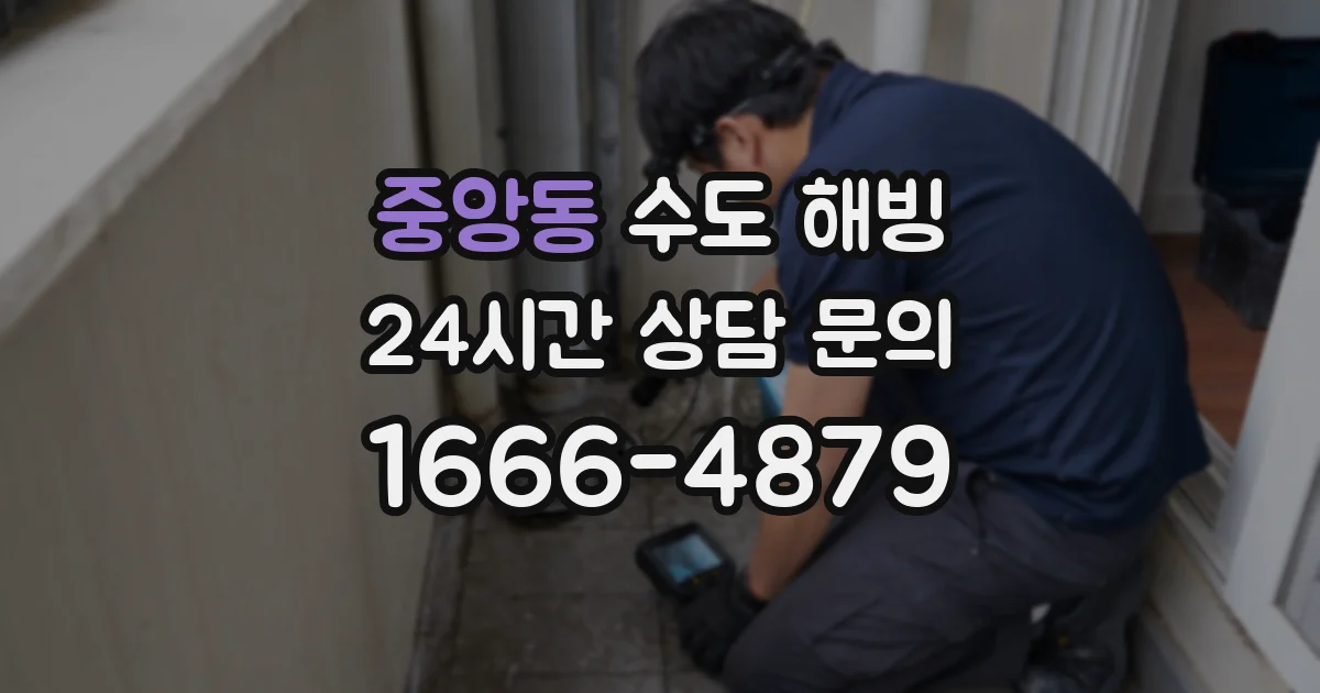 중앙동 수도 해빙