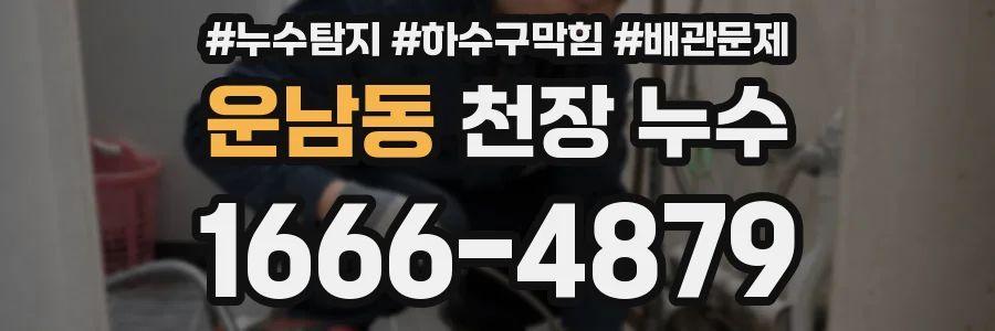 운남동 천장 누수