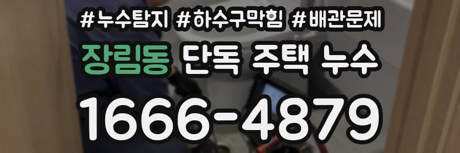 장림동 단독 주택 누수