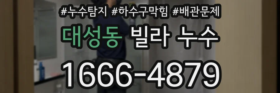 대성동 빌라 누수